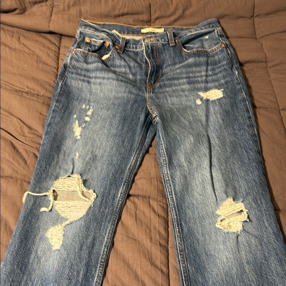 Levi’s low pro straight jeans